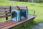 Soft Sided Carrier for Small Medium Cats Dogs, TSA Airline Approved Collapsible - Image 9