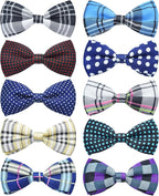 PET SHOW 10 Pack Pet Big Dogs Collar Embellishment Attachment Bow Ties by PETSHOW