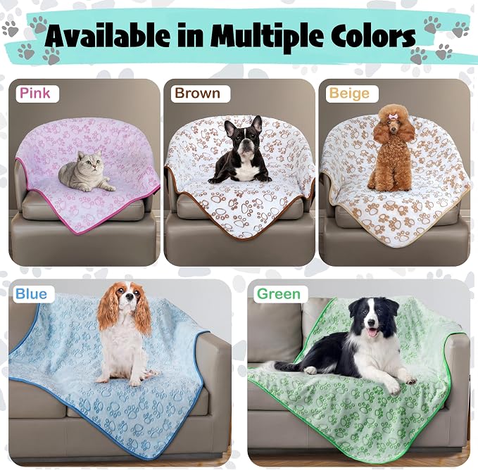 Stuffed Large Brown Premium Soft Dog Blanket, - Image 4