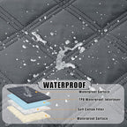 Smiry Waterproof Dog Bed Cover Blanket 40x80, Soft Reversible Pet Blanket - Image 2
