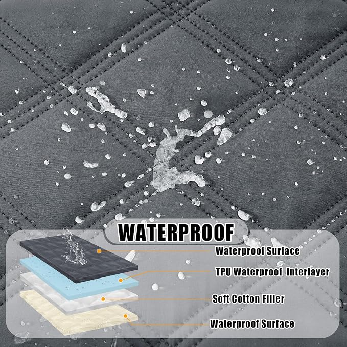 Smiry Waterproof Dog Bed Cover Blanket 30x70, Soft Reversible Pet Blanket - Image 2