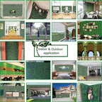 Artificial Boxwood Roll: 60 X 120 in UV-Anti Faux Ivy Boxwood Hedge Leaf Grass - Image 6