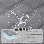 Smiry Waterproof Dog Bed Cover Blanket 52x82, Soft Reversible Pet Blanket - Image 2