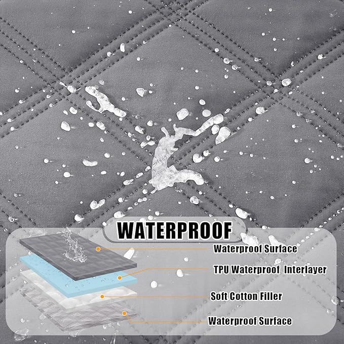 Smiry Waterproof Dog Bed Cover Blanket 40x50, Soft Reversible Pet Blanket - Image 2