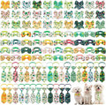 Reginary 100 Pieces Dog Bow Tie Collar Set Include 40 Dog Neckties, and 30 by Reginary