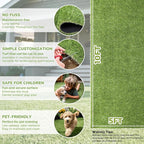 Artificial Grass Rug Indoor Outdoor, 5 x 10FT Fake Grass Turf - Image 4
