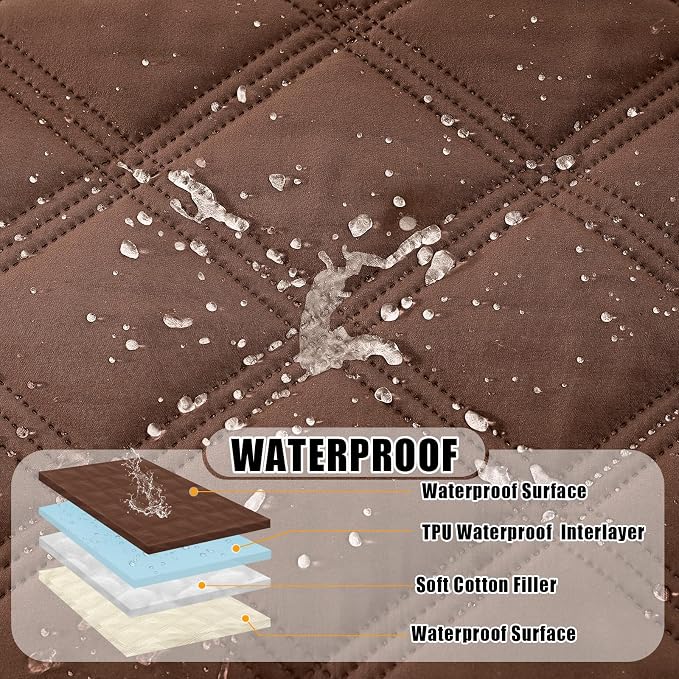 Smiry Waterproof Dog Bed Cover Blanket 40x50, Soft Reversible Pet Blanket - Image 2