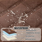Smiry Waterproof Dog Bed Cover Blanket 40x80, Soft Reversible Pet Blanket - Image 2