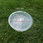 Plastic Round Bird Feeder Bowl and Metal Round Bird Feeder Tray, Wild Birds - Image 3