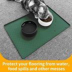 Ptlom Pet Placemat for Dog and Cat, Waterproof Silicone Pet Feeding Bowl Mats - Image 3