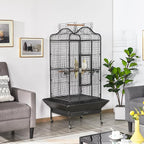 Yaheetech Extra Large Bird Cage 63'' Open Play Top Bird Cage - Image 3