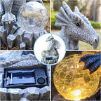 Dragon Solar Garden Statues Outdoor Decoration - Image 6