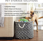 Bone Dry Pet Storage Collection Collapsible Bin, Small Round - Image 7