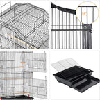 Yaheetech 41-inch Open Top Medium Bird Cages - Image 5
