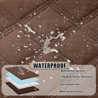Smiry Waterproof Dog Bed Cover Blanket 30x53, Soft Reversible Pet Blanket - Image 2