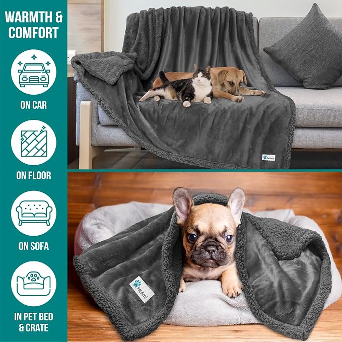 PetAmi Dog Blanket for Medium Large Dogs, Pet Bed Blanket Cat Puppy Kitten - Image 5