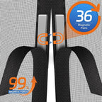 Magnetic Screen Door Left Right Side Opening Upgraded PET Mesh Greater Than - Image 4
