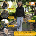PAWZIDEA Expandable Pet Carrier w/ID Card, 18″×11″×11″ Small Dog Carrier TSA - Image 5
