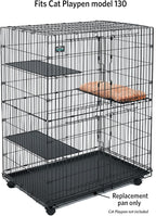 MidWest Homes for Pets 142PAN Replacement Pan for Midwest Cat Cage, 34.5 x 22.5 - Image 3