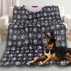 Upgraded Dog Blankets for Large Dogs, Cat Flannel Blankets Washable, - Image 4