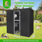 Kingling Outdoor Cat House Cover Weatherproof, Thermal Covers - Image 5