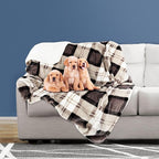 Pet Blanket - Reversible Waterproof Plaid Throw Protects Couch, and Bed from - Image 4