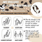 Bnuitland Cow Print Throw Blanket - Image 3