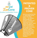 ZenPet Recovery Cone E-Collar for Dogs & Cats – Soft, Comfortable, Safe & - Image 7