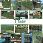 Artificial Ivy Privacy Fence Wall Screen, 80X120 in UV-Anti Faux Greenery - Image 5