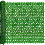 Artificial Ivy Privacy Fence Wall Screen: 72 X144 in UV-Anti Faux Greenery by ODTORYHOME