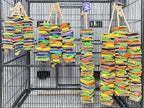 Birds LOVE Chew-Tastic Triple Tower of Shredded Fun Medium Bird Toy - Image 7