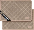 GORILLA GRIP Cat Litter Box Mat, Water Resistant, US Designed Kitty Litter by GorillaGrip