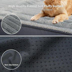 Dog Bed Large Sized Dogs, Orthopedic Flannel Pet Beds - Image 5