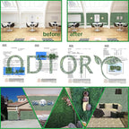 Artificial Boxwood Roll: 40x120 in UV-Anti Faux Ivy Boxwood Hedge Leaf Grass - Image 5
