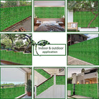 Artificial Ivy Fence Privacy Screen, 60 x 120 Inch UV-Anti Artificial Fake Ivy - Image 5