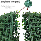 Artificial Boxwood Roll, 48x120 in UV-Anti Faux Ivy Boxwood Hedge Leaf Grass - Image 4