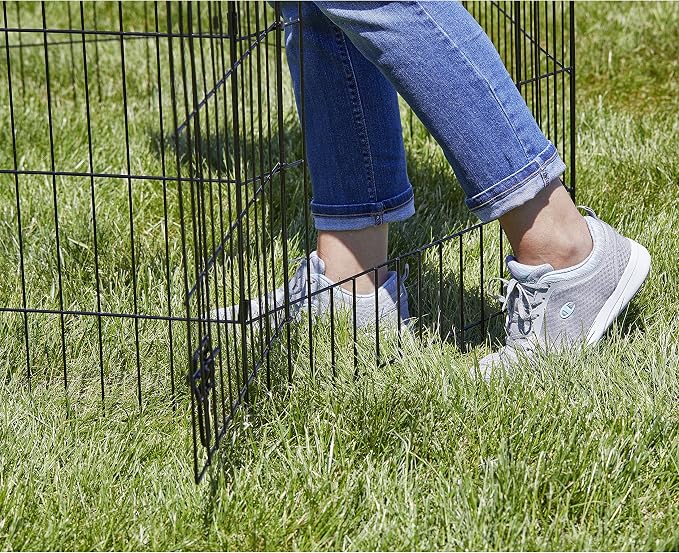 MidWest Homes for Pets Folding Metal Dog Exercise Pen, Indoor/Outdoor Playpen - Image 6