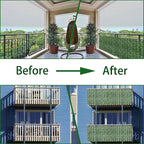 Artificial Fence Privacy Screen: 4FT x 50FT UV-Anti Faux Greenery Backdrop Ivy - Image 4